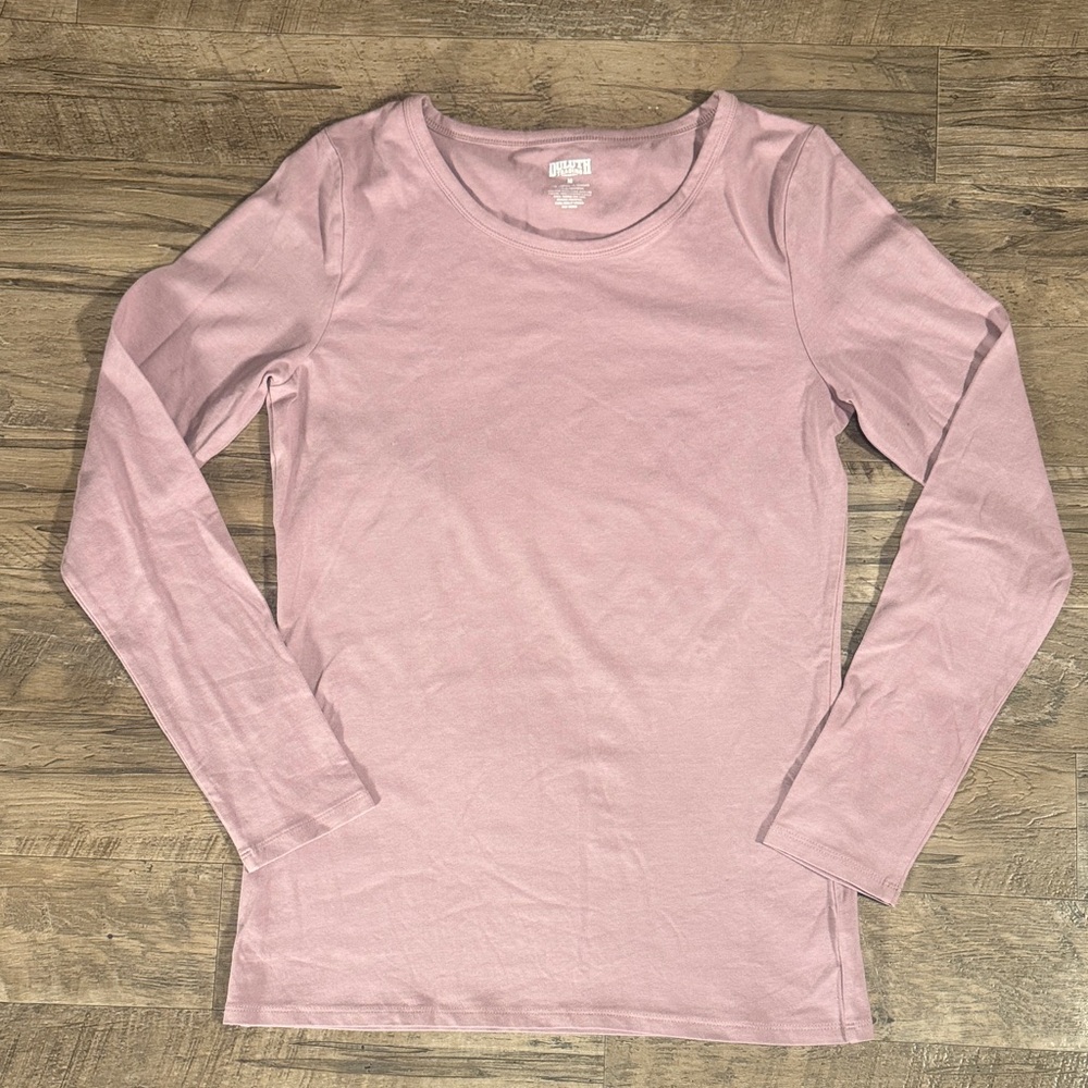 Duluth Trading Co Mauve Long Sleeve Tee - Size M